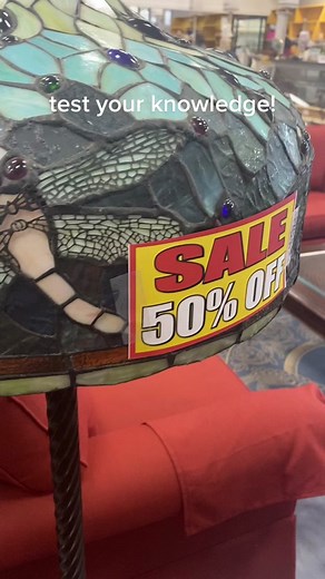 Just by looking at the glass you can tell it’s a fake Tiffany lamp. The glass is almost random and rigid looking. Real Tiffany glass flows smoothly to create a finessed appearance. Luckily this is ONE of the many indicators of fake Tiffany and while this is fairy obvious some could be very deceiving! While I’m new to the reseller business every little piece of knowledge helps! #tiffany #tiffanylamp #tiffanylamps #faketiffany #lamp #tiffanyandco #dragonfly #stainedglass #stainedglassart #thrift