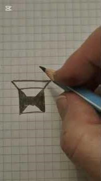 drawing of a simple optical illusion