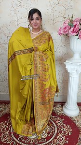 Kashmiri work pure kashmiri silk saree 🥻 | Ayesha's World