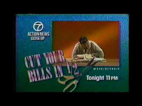 WXYZ (ABC) Action News Bumper 1989 #2