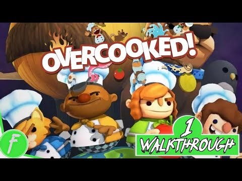 Overcooked FULL WALKTHROUGH Gameplay HD (PC) | NO COMMENTARY | PART 1