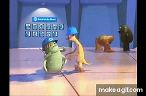 Pixar: Monsters, Inc. - hilarious movie outtakes (HQ) on Make a GIF
