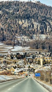 Samedan, Switzerland 🇨🇭 | Alpine Town Views A calm drive into Samedan, where alpine homes meet quiet mountain slopes. Simple, peaceful, and beautifully Swiss. 📍 Samedan #Samedan #TheTravellingNaeem #SwissAlps #ScenicSwitzerland | The Travelling Naeem