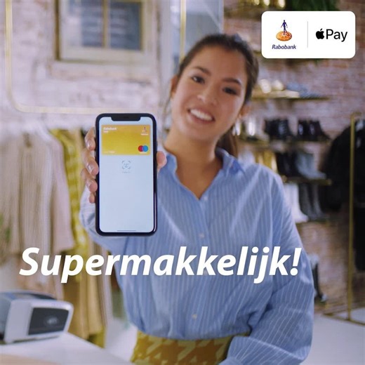 Bij Rabobank kun je nu makkelijk én veilig betalen met Apple Pay. | Rabobank