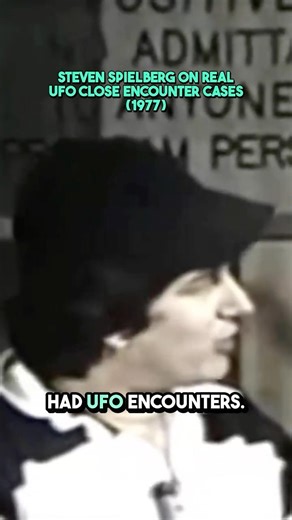 Steven Spielberg RARE interview about REAL Close Encounters