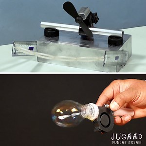 6.8K views · 83 reactions | 2 Ways to Make Bubble Machine #jugaad | Jugaad | Facebook