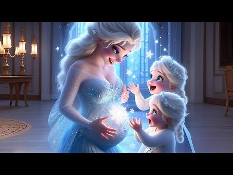 Elsa’s Magical Moment with Her Twins – Excitement for the New Baby ❄️💙 | Disney Princess Story