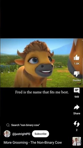 Non binary cow meme #memes