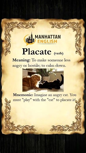 Build Smart and Advanced English Vocabulary for Daily Use | Placate | GRE, IELTS | Must-Know Words