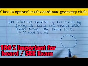 Class 10 opt math coordinate geometry | coordinate geometry class 10 | optional math class 10