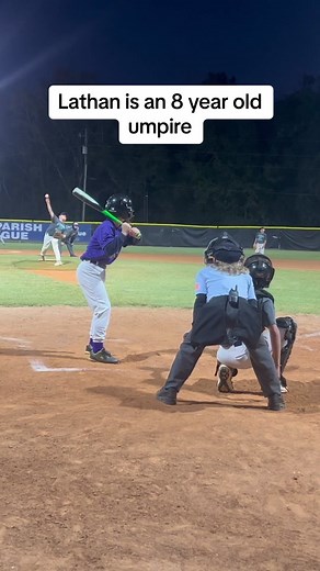 8 year old Lathan The Kid Umpire working little league games #lathanthekidumpire #kidumpire #baseballseason #baseballtiktoks #baseballtikok #baseballboys #umpirelife #umpiresoftiktok #baseball #travelball #travelbaseball #balk #scrimmage