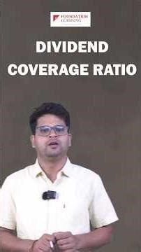 Dividend Coverage Ratio | Formula, Calculation & Example for US CMA & ACCA by CA Rohit Singhal