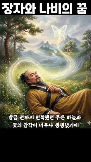 장자 나비의 꿈, 호접몽(胡蝶夢) #명언 #좋은글 #자기수행 #지혜
