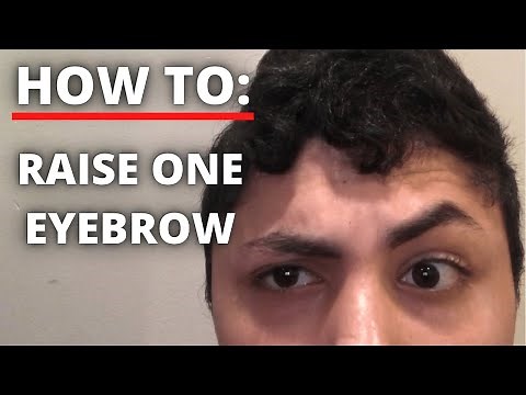 How To RAISE ONE EYEBROW (Step-By-Step For Beginners)