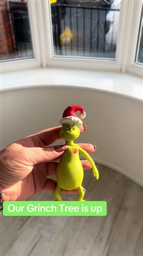 The grinch tree is up ✨ the kids love it! #grinch #grinchmas #treesup #christmas