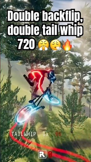 This trick looks so clean #mountainbike #gaming #descenders #tricks #xbox #ps5 #biking #dirtjumper