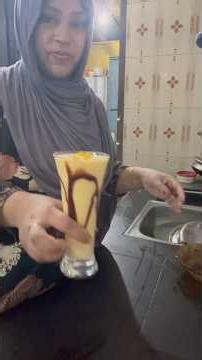 Pudding 🥭 shake (mango recipes)