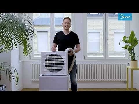 PortaSplit - Installation du Midea Porta Split sur votre fenêtre. Rapide et facile.