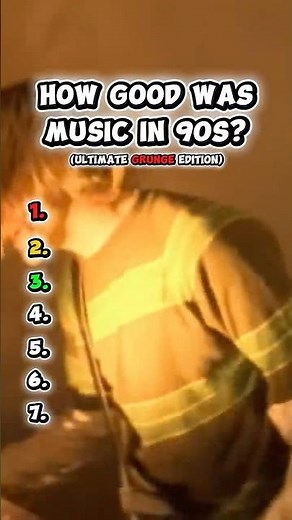 How Good Was Music In The 90s? 🤘 (Ultimate Grunge Edition) #Grunge #Nirvana #90sRock #RockMusic