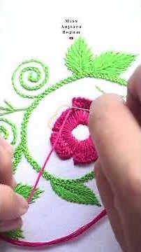 Incredible hand embroidery designs – Miss Anjiara Begum