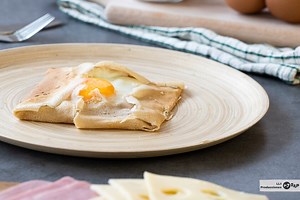 Galette bretona, receta francesa y fácil para tomar crêpes distintas