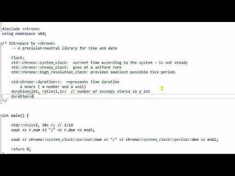 C++ 11 Library: Clocks and Timers -- Part I