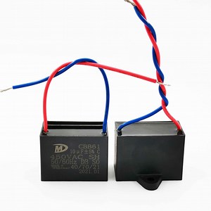 [Hot Item] Reliable Supplier 2.5UF 400V Cbb61 AC Starting Water Cooled Capacitor with Wires 450V Motor