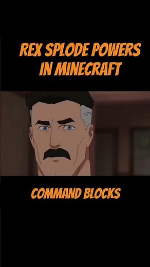Rex Splode in Minecraft! #minecraft #tutorial #gaming #invincible #rexsplode #commandblock