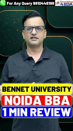 Bennett University BBA Review | Admission 2026