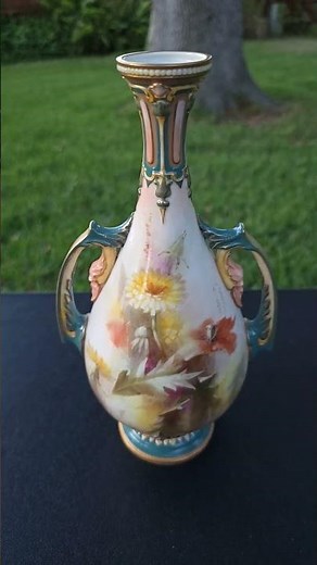 A VASE OF LEGACY AND ELEGANCE! Royal Worcester Porcelain!