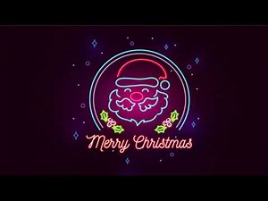 Merry Christmas Neon Lights Screensaver