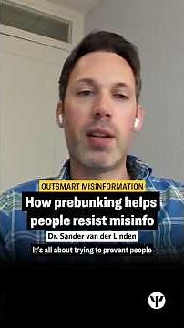 How prebunking helps people resist misinformation | Outsmart misinformation #shorts #facts #truth