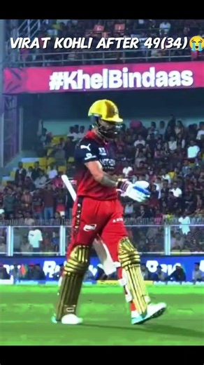 Virat Kohli 49 out 😰 #ipl #viratkohli #rcb #joshhazlewood