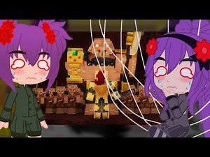 Mob talker girl's react to Fighting The Toughest Boss In Minecraft... By AJTHEBOLD (short fr lol)