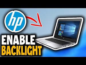 How To Turn On Keyboard Light Or backlight On HP laptops - Full Guide