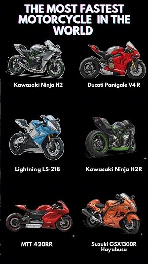 🌎THE MOST FASTEST MOTORCYCLE IN THE WORLD 🏍️🔥| PART 1