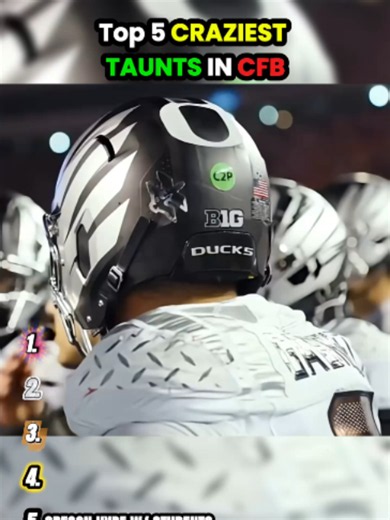 Top 5 Craziest Taunts in College Football History 🤡🏈