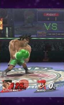 Little Mac y su ATERRADOR Smash Final! - Giga Mac #shorts