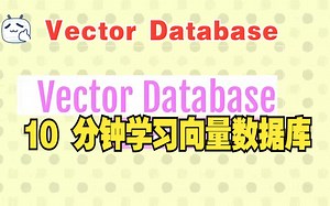 10 分钟学习向量数据库|矢量数据库| Vector Database【中文】