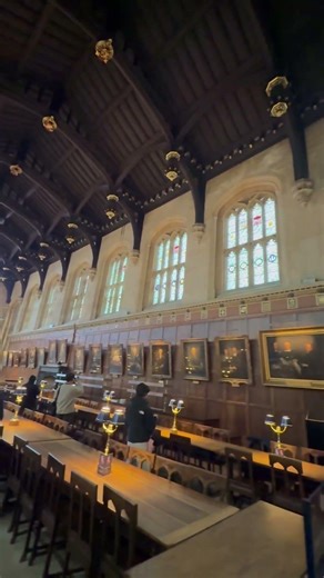 🇬🇧ハリーポッターの聖地、英クライストチャーチ・カレッジのグレート・ホール #イギリス #オックスフォード大学 #ハリーポッター