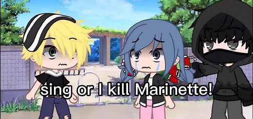 Do you like adrienette? Me yes 💞 thank you so much for the 5k fans !! 💞#miraculous #marinette #adrien #adrienette #gachaclub #fyp