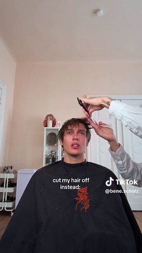 Breakup Cut: Bene Schulz Short Hair Transformation