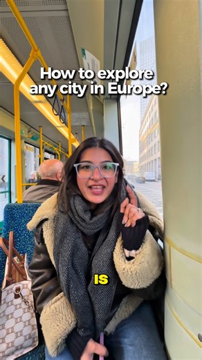 Vaishali Dutt on Instagram: "Nothing beats exploring Europe through a tram because it slows you down. No rushing, no checklist, no tourist rush. Just old streets, everyday life, quiet moments, and the city passing by your window. You don’t just see Europe. You feel it. 🚋"