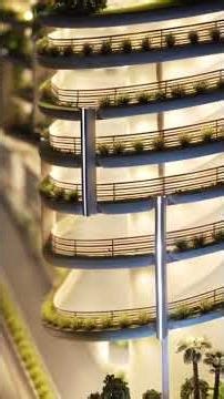The Lumena ultra-high-rise building model we made for the Dubai developer OMNIYAT,