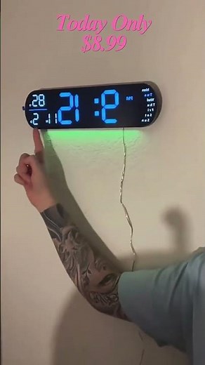The Coolest Digital Clock Design You've Ever Seen!