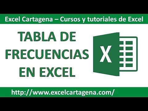 Tabla de Frecuencias en Excel