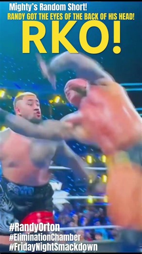 WITHOUT EVEN LOOKING! Mighty’s Random Short! Randy RKO Solo From The Back!🔥#wwesmackdown
