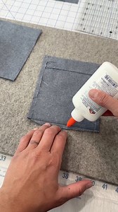 You *have* to try glue basting if you haven’t already! It’s fabric-safe, washable, and holds your stuff in place—no more fighting with pins and clips. Just use tiny dots (don’t use any more!) and hit it with a dry iron to set and dry the glue in between the fabric layers. ⚠️ Do not sew through the wet glue. Once you press it and it’s dry up then you can sew. Trust me, once you try it, you’ll love it! #craftygemini #gluebasting #sewingtips #quiltingtips #sewingforbeginners #quiltingforbeginners #