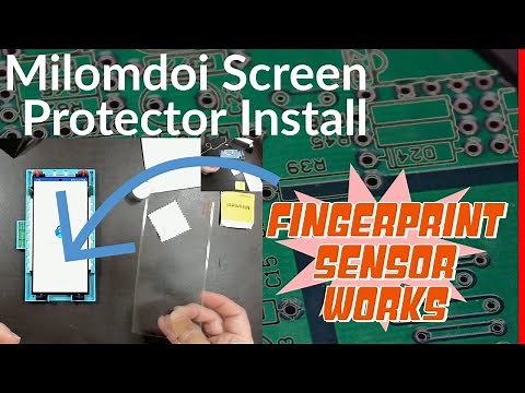 Milomdoi Glass Screen Protector Install on S23 Ultra - The Fingerprint Sensor Works!