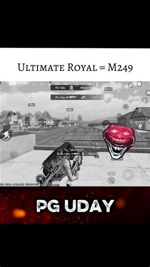 Ultimate Royal = M249 💀. #shorts #bgmi #viral